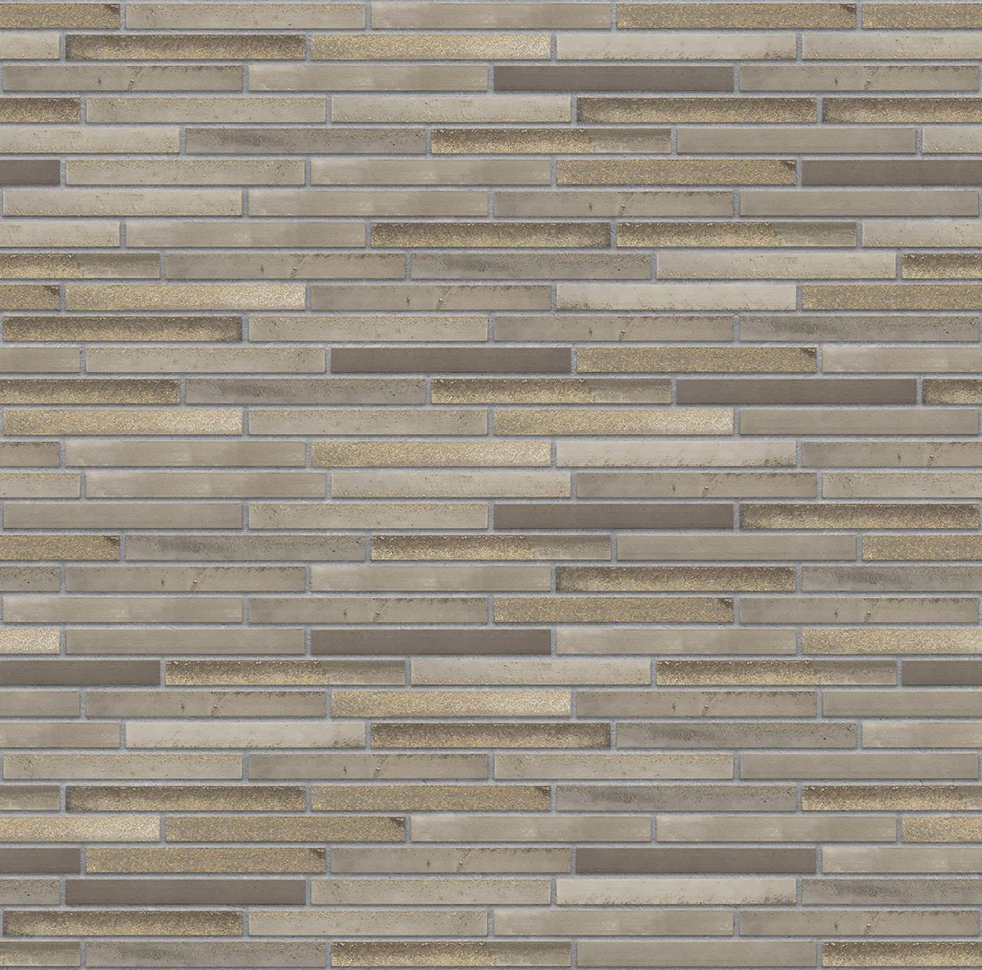 Fuga Dekorativna Cigla Listela Golden grey Siva