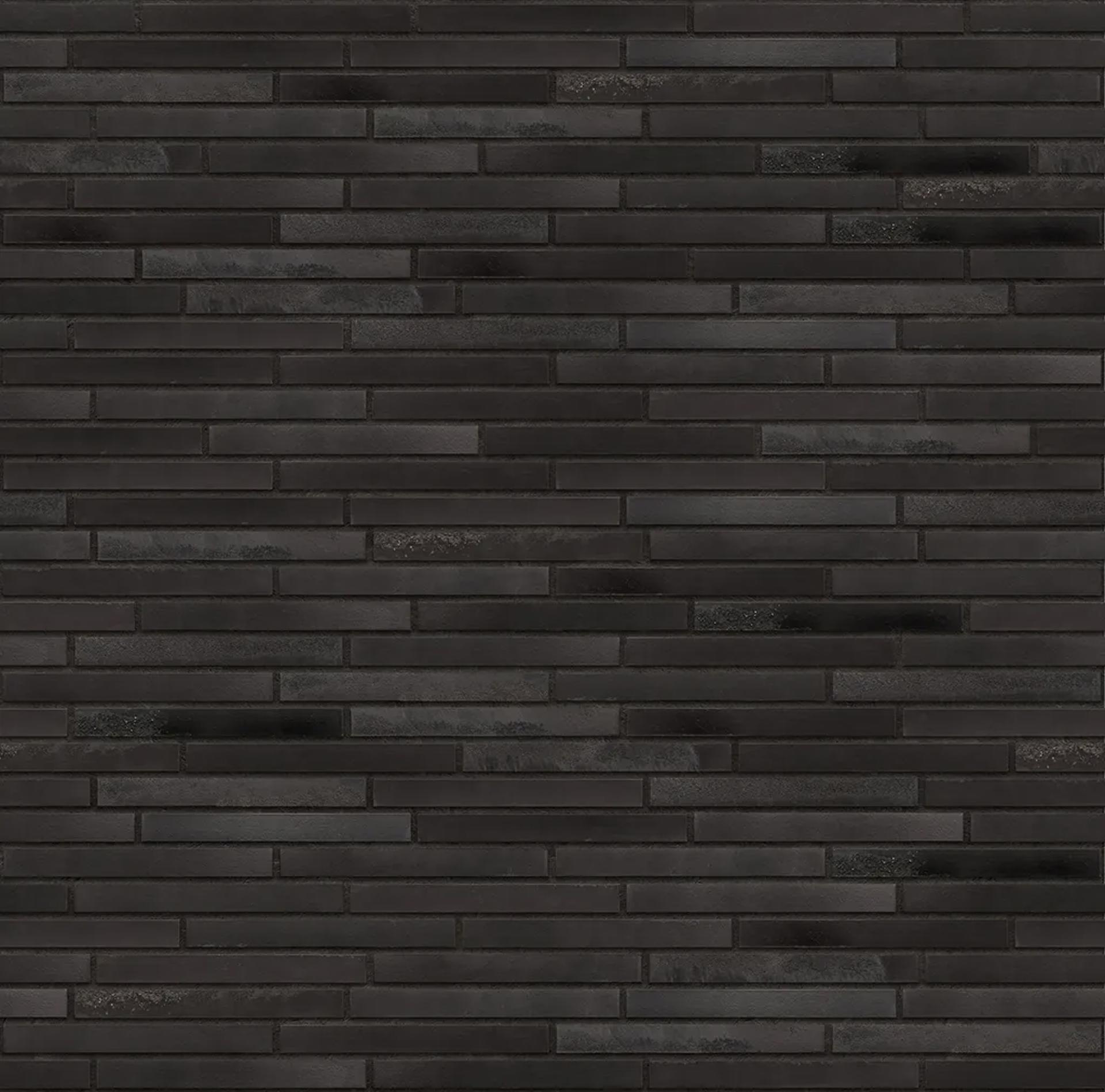 Fuga Dekorativna Cigla Listela Black heart Antracit