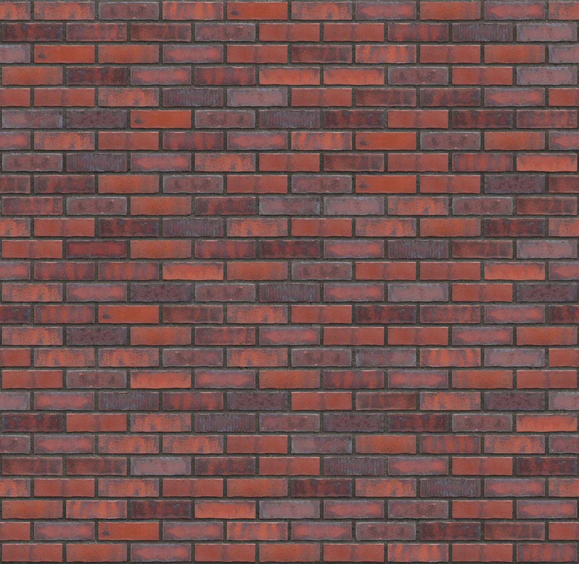 Fuga Dekorativna Cigla Listela Heart brick Antracit