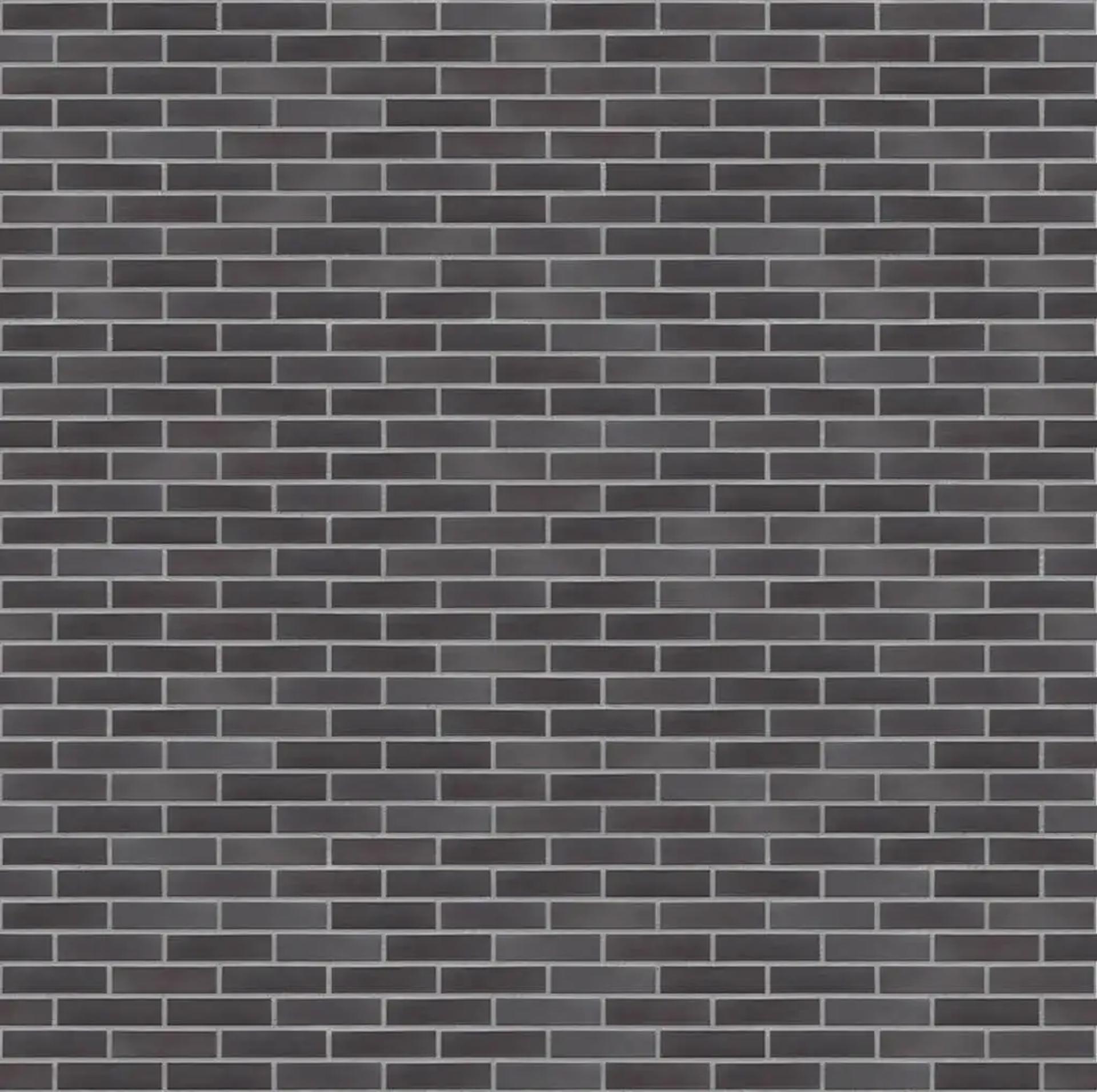 Fuga Dekorativna Cigla Listela Volcanic black Tamno siva