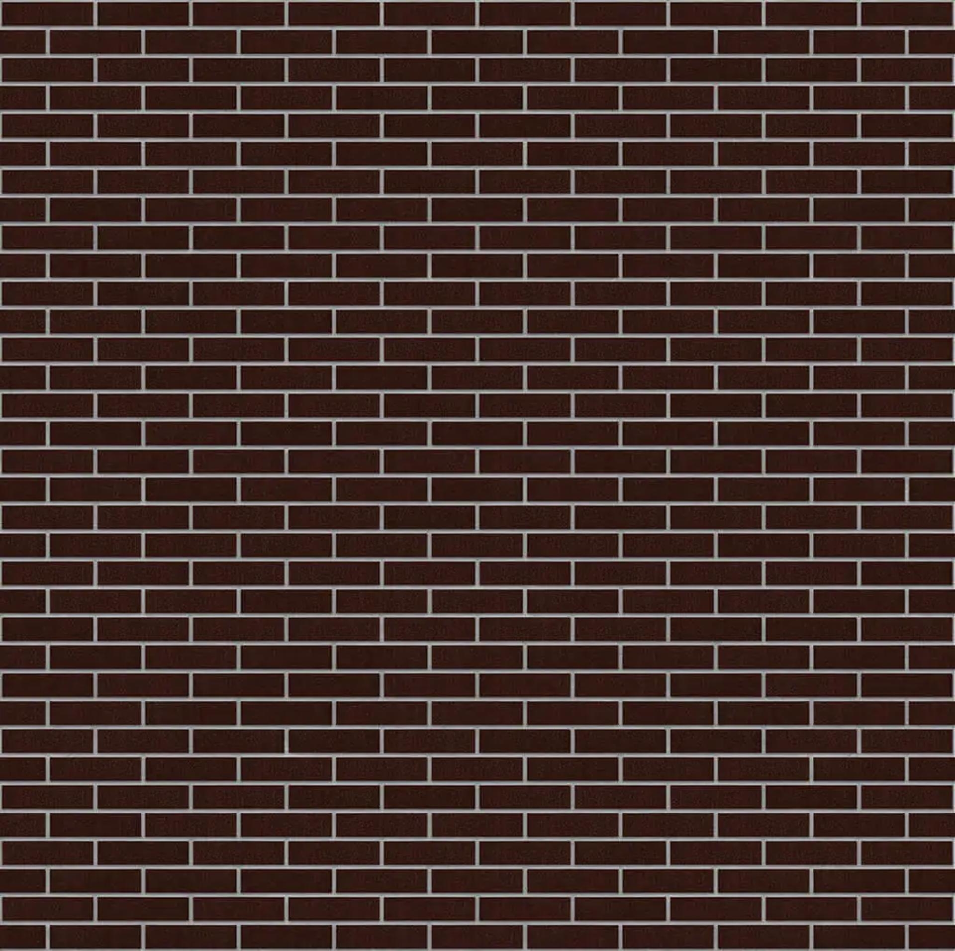 Fuga Dekorativna Cigla Listela Brown-glazed Tamno siva