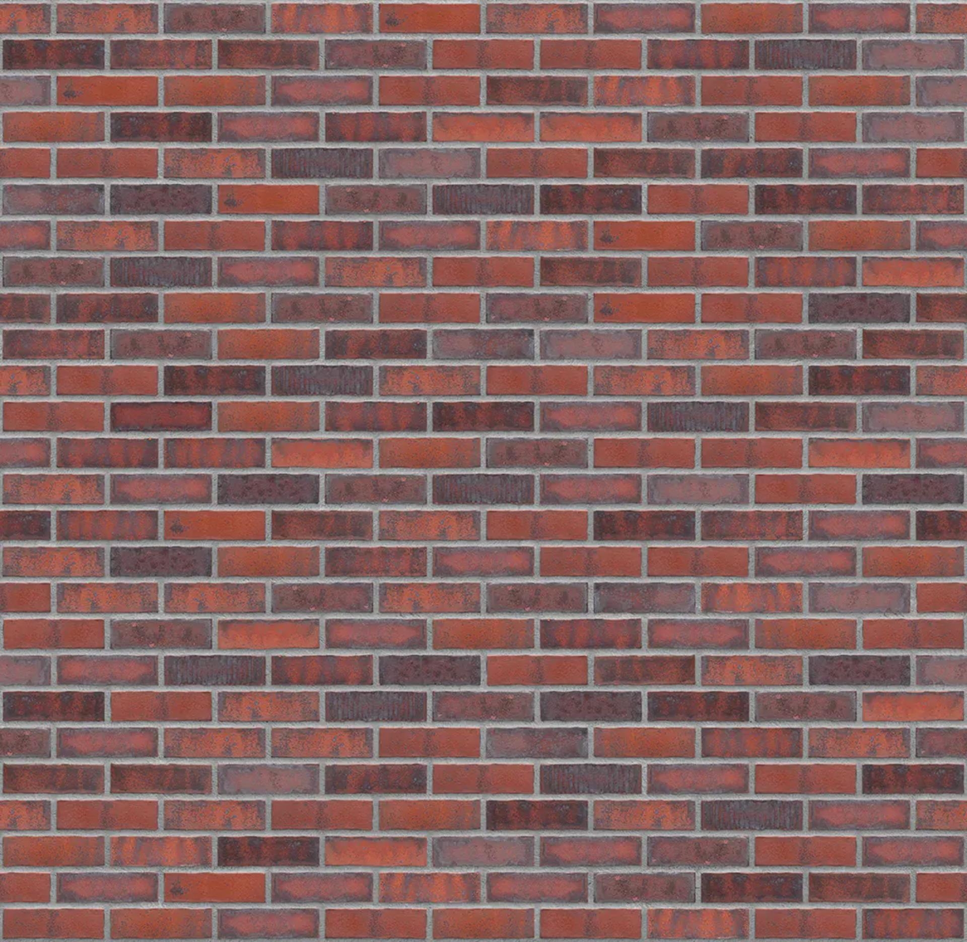 Fuga Dekorativna Cigla Listela Heart brick Tamno siva