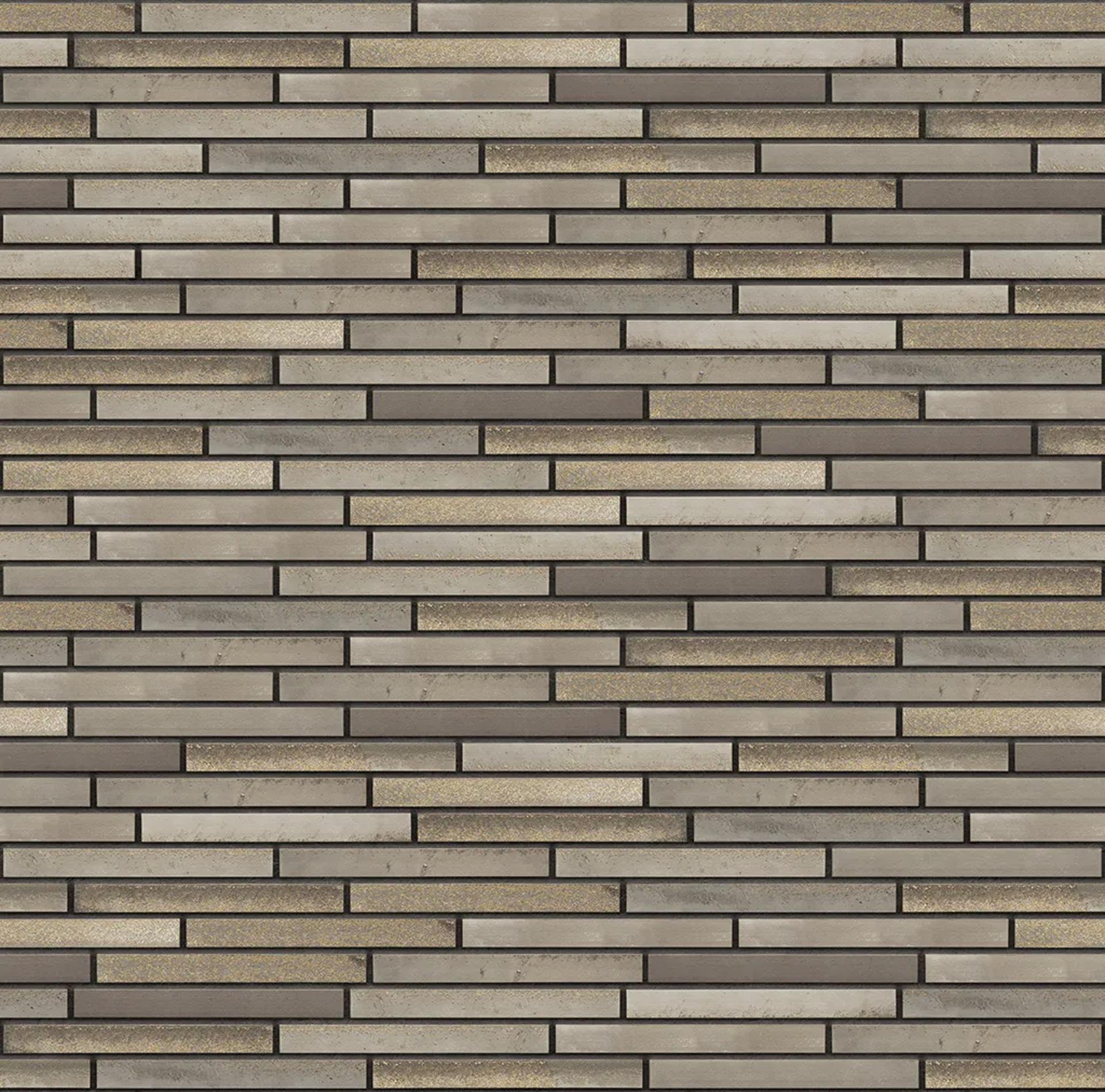 Fuga Dekorativna Cigla Listela Golden grey Antracit