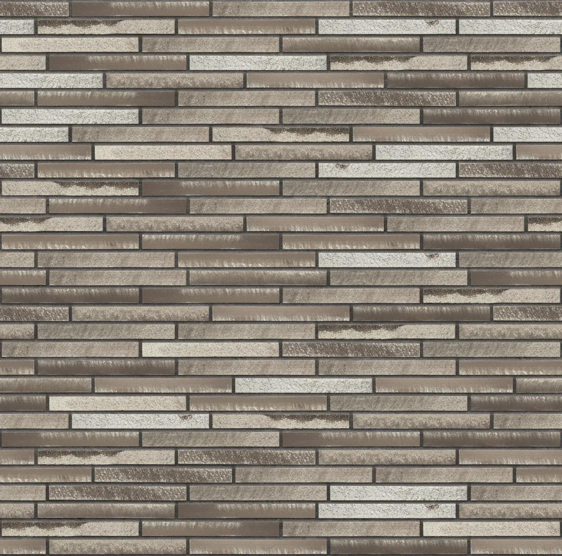 Fuga Dekorativna Cigla Listela Dolomite brick Tamno siva