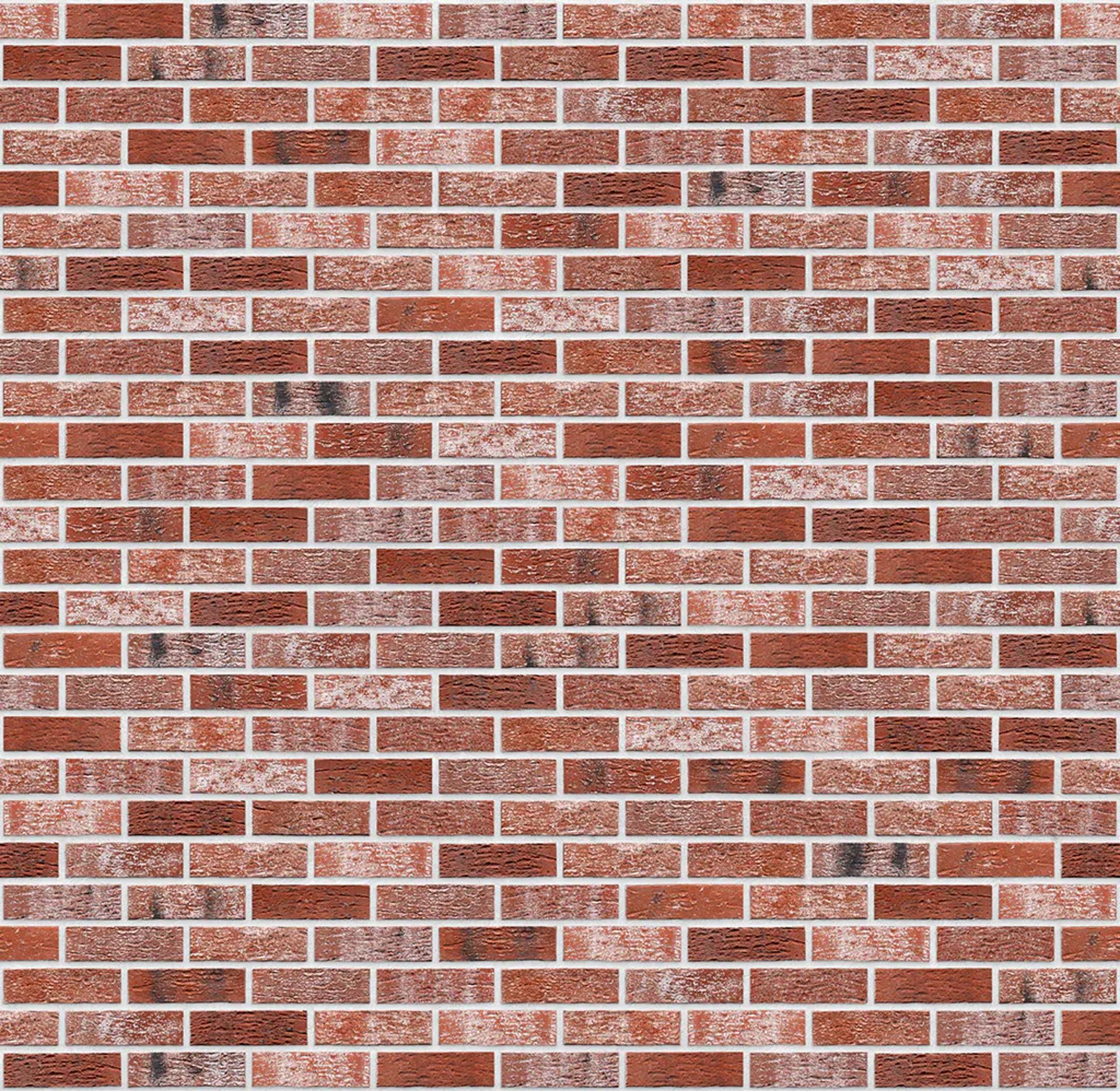 Fuga Dekorativna Cigla Listela Red rock Bela