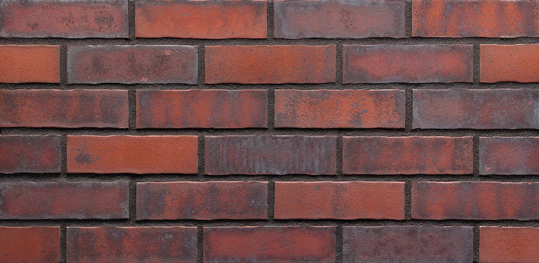 Dekorativna Listela Heart brick Crvena Crna Siva
