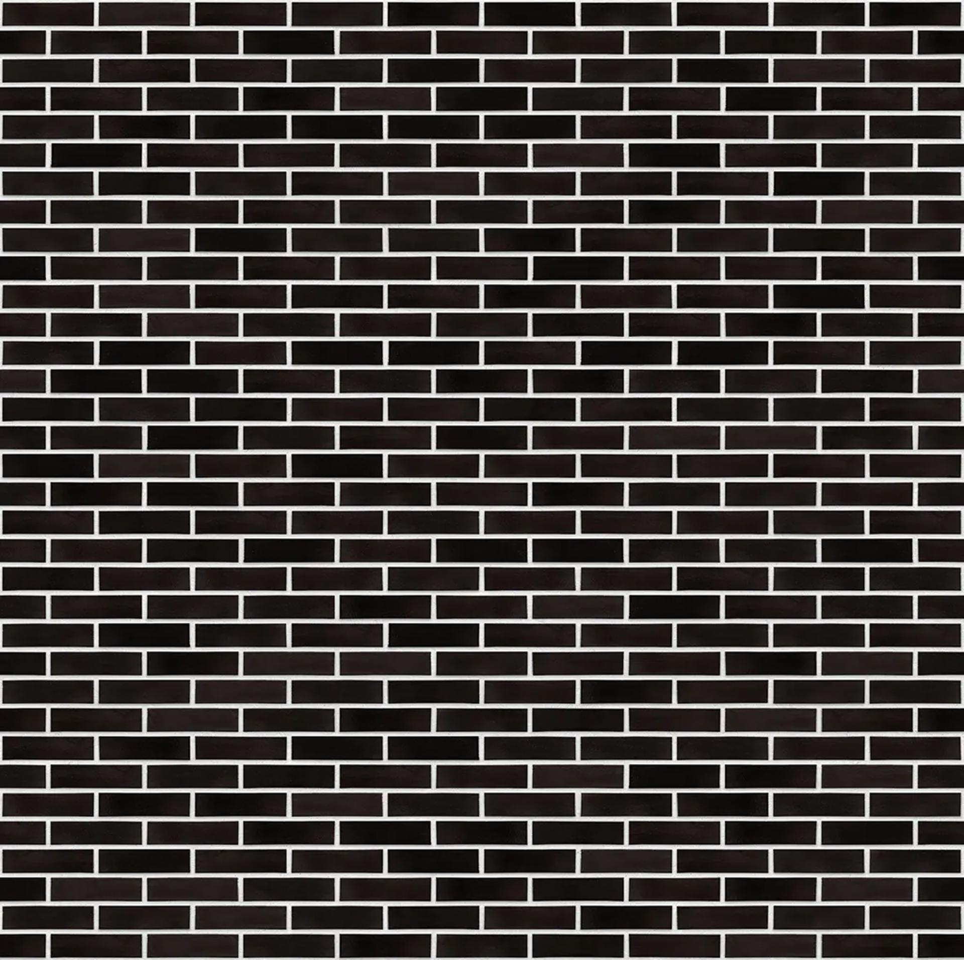 Fuga Dekorativna Cigla Listela Onyx black Bela