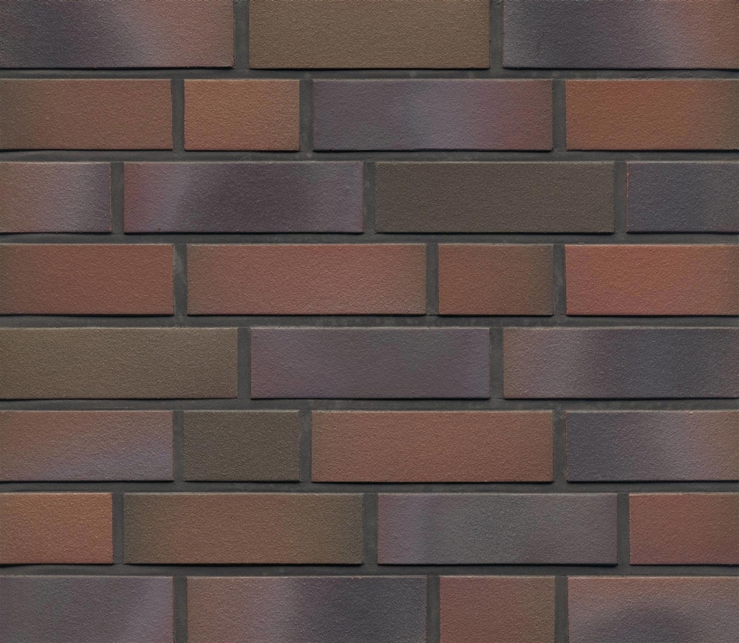 Klinker Listela R 385 Crvena Braon Siva