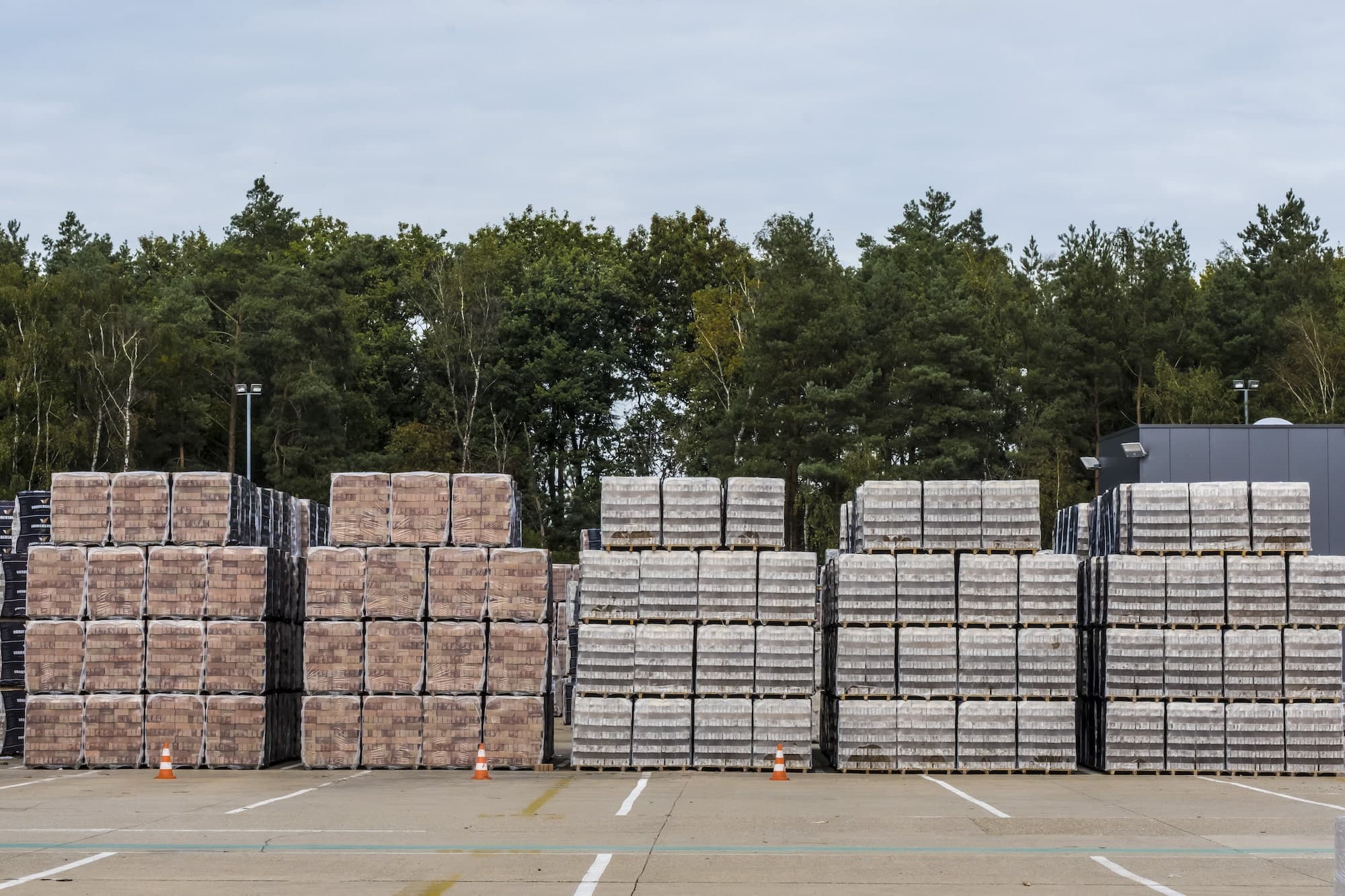 Lager sečene cigle u Beogradu